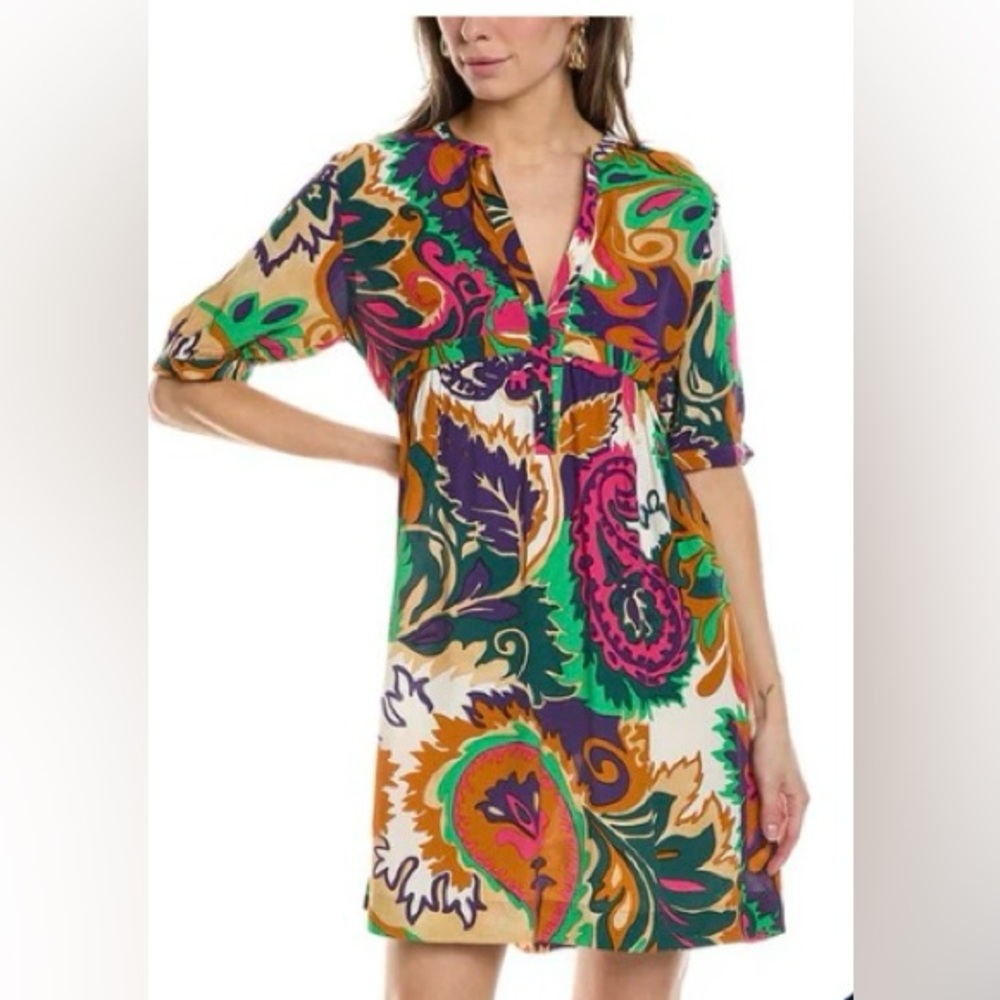 ba&sh Multicolor Paisley Mini Dress